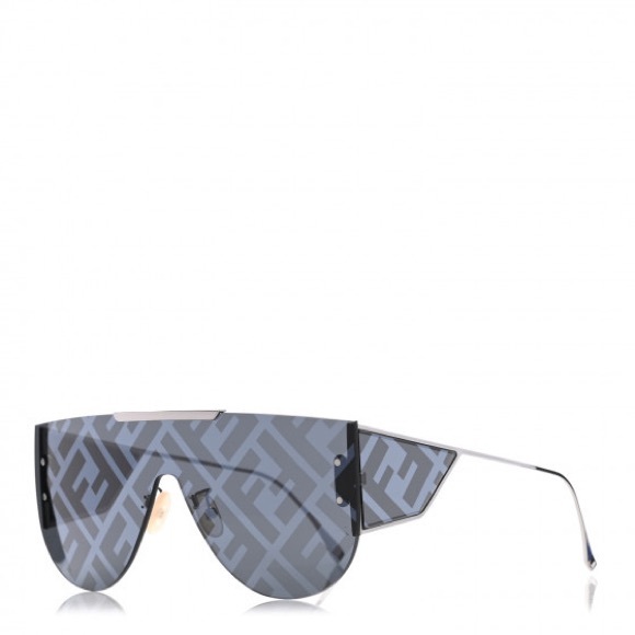 🔥FENDI FF Fabulous Shield Sunglasses FF M0093/S Grey🔥 - Picture 5 of 7